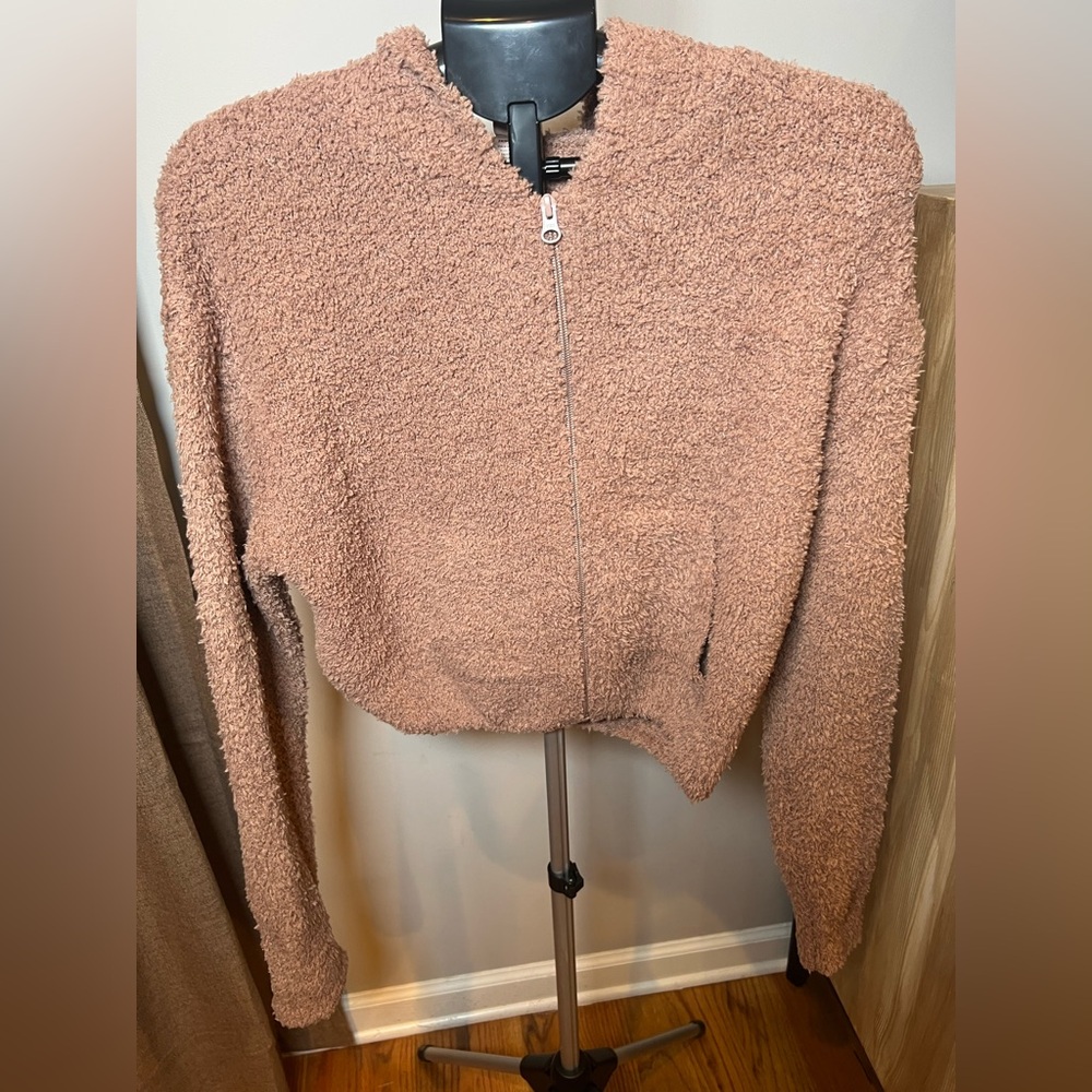 SKIMS Teddy cropped
Hoodie